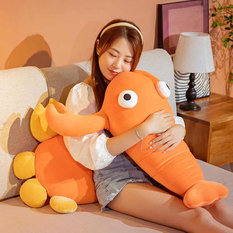 Kawaii Orange Crab & Lobster Plushie