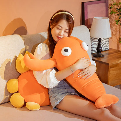 Kawaii Orange Crab & Lobster Plushie