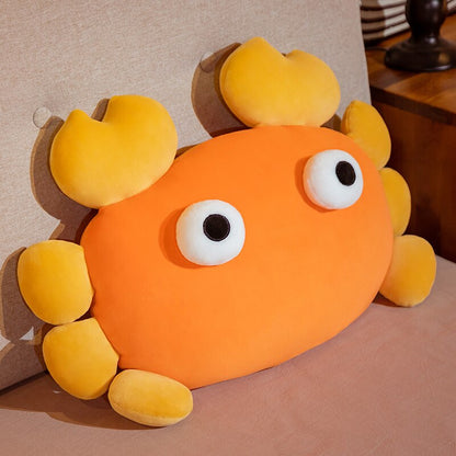 Kawaii Orange Crab & Lobster Plushie