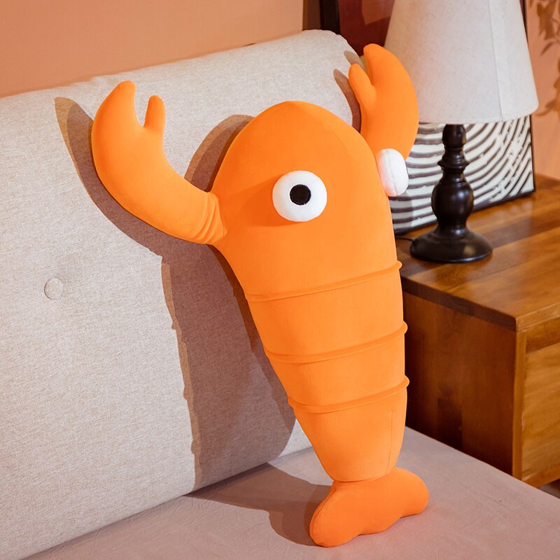 Kawaii Orange Crab & Lobster Plushie