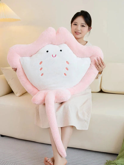 Kawaii Pastel Fluffy Stingray Plushies