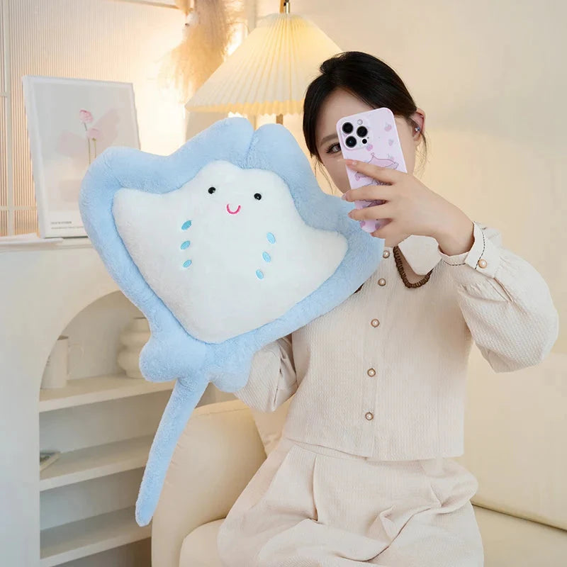 Kawaii Pastel Fluffy Stingray Plushies