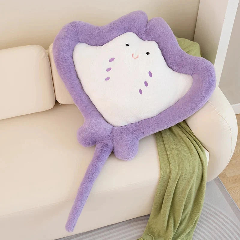 Kawaii Pastel Fluffy Stingray Plushies