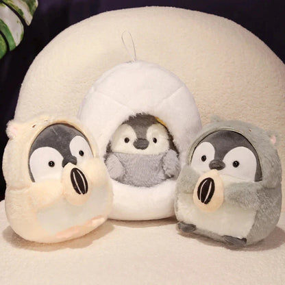 Kawaii Penguin Nest Plushie