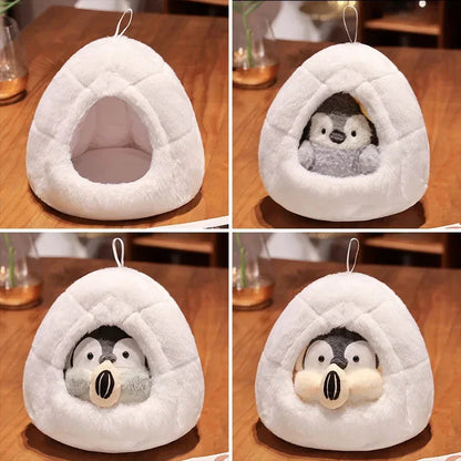 Kawaii Penguin Nest Plushie