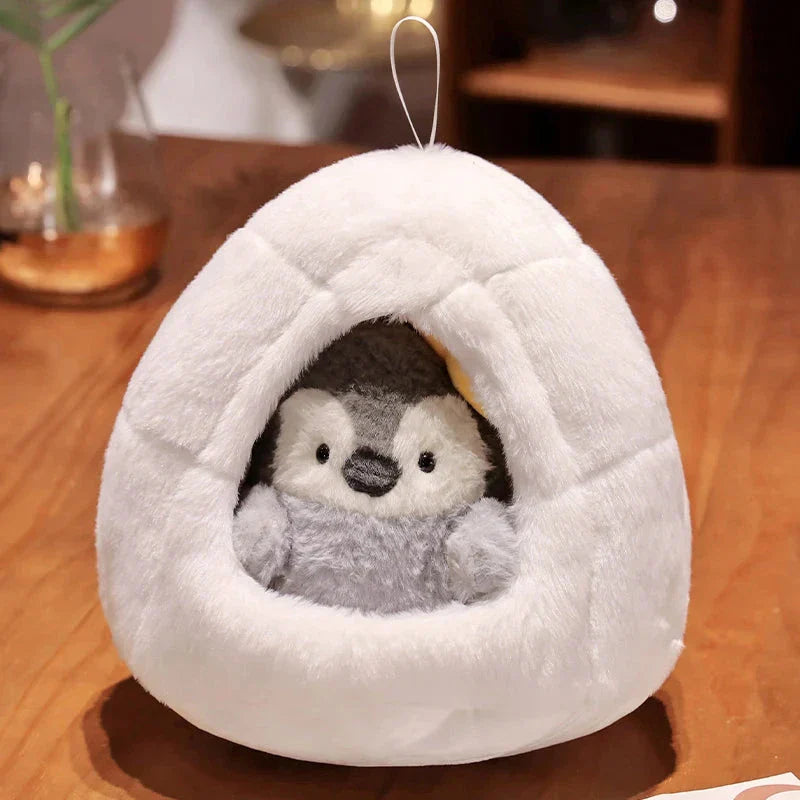 Kawaii Penguin Nest Plushie