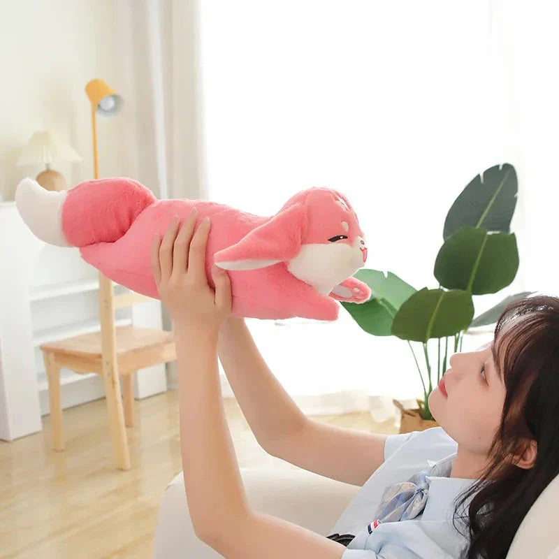 Kawaii Pink Fox Sakura Plushie