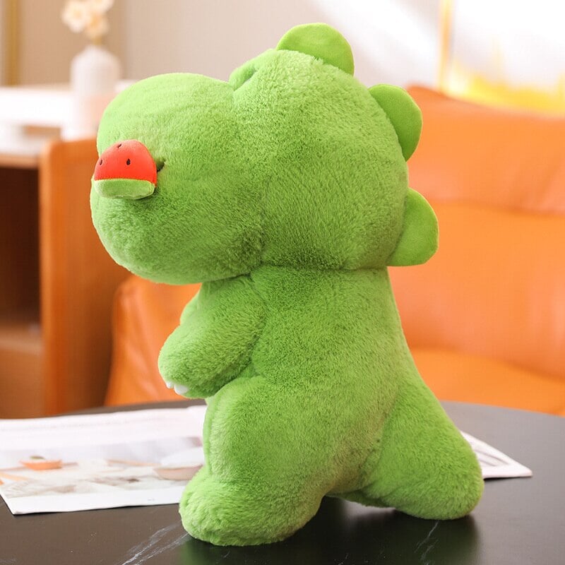 Kawaii Pink Green Fluffy Dinosaur Plushies