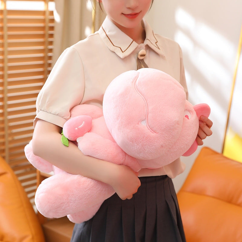 Kawaii Pink Green Fluffy Dinosaur Plushies