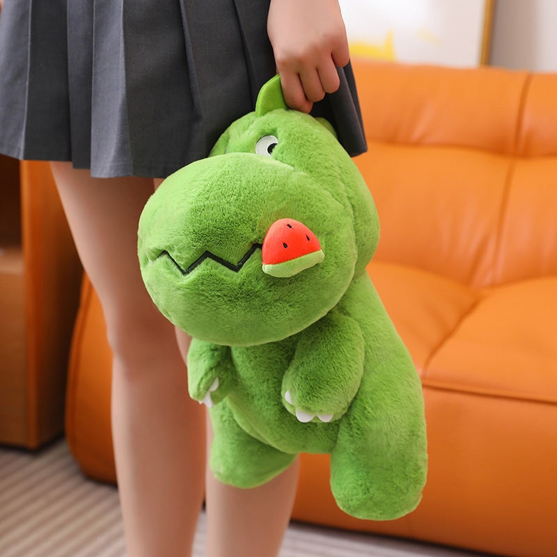 Kawaii Pink Green Fluffy Dinosaur Plushies