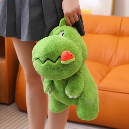Kawaii Pink Green Fluffy Dinosaur Plushies