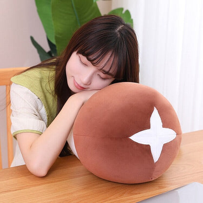 Kawaii Red Brown White Mushroom Plushie Family