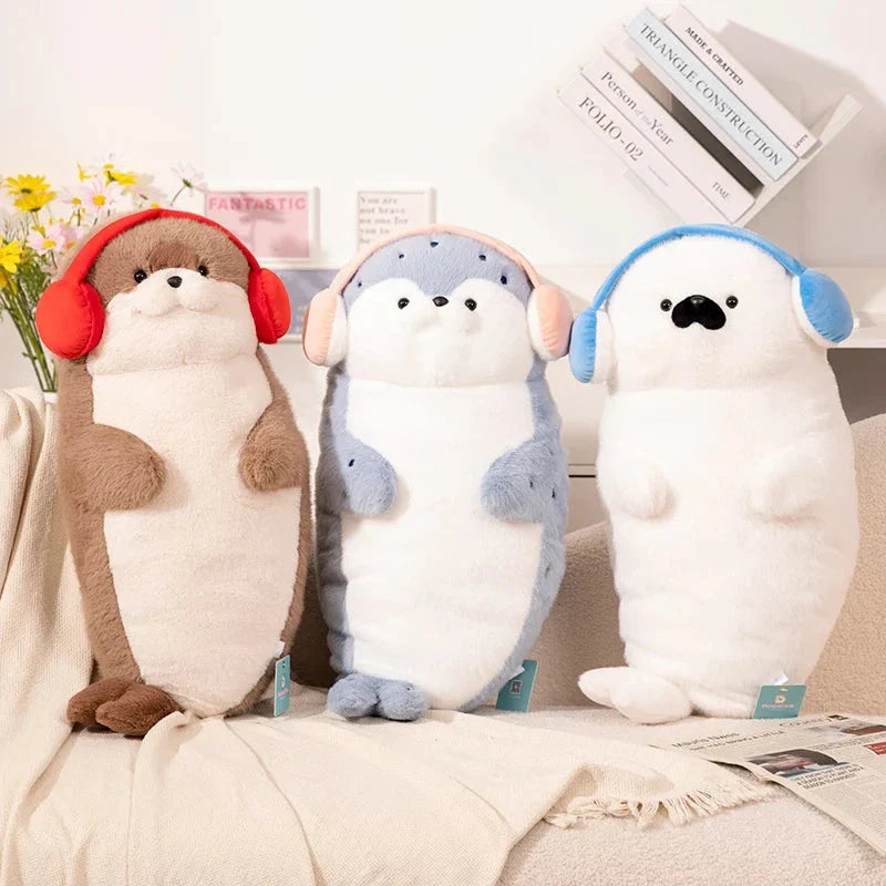 Kawaii Seal Plushie Family