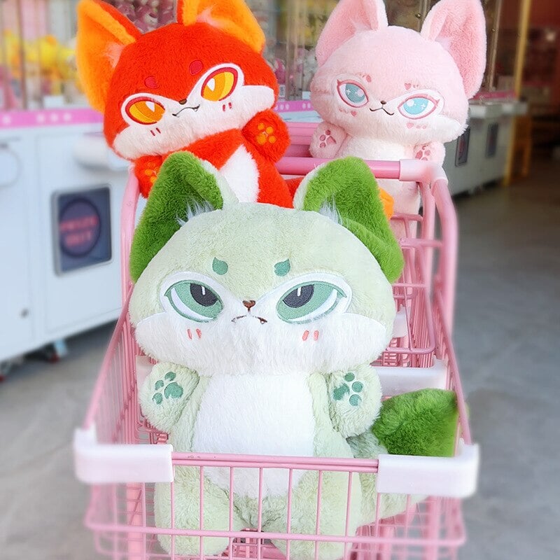 Kawaii Sleek Fox Plushie