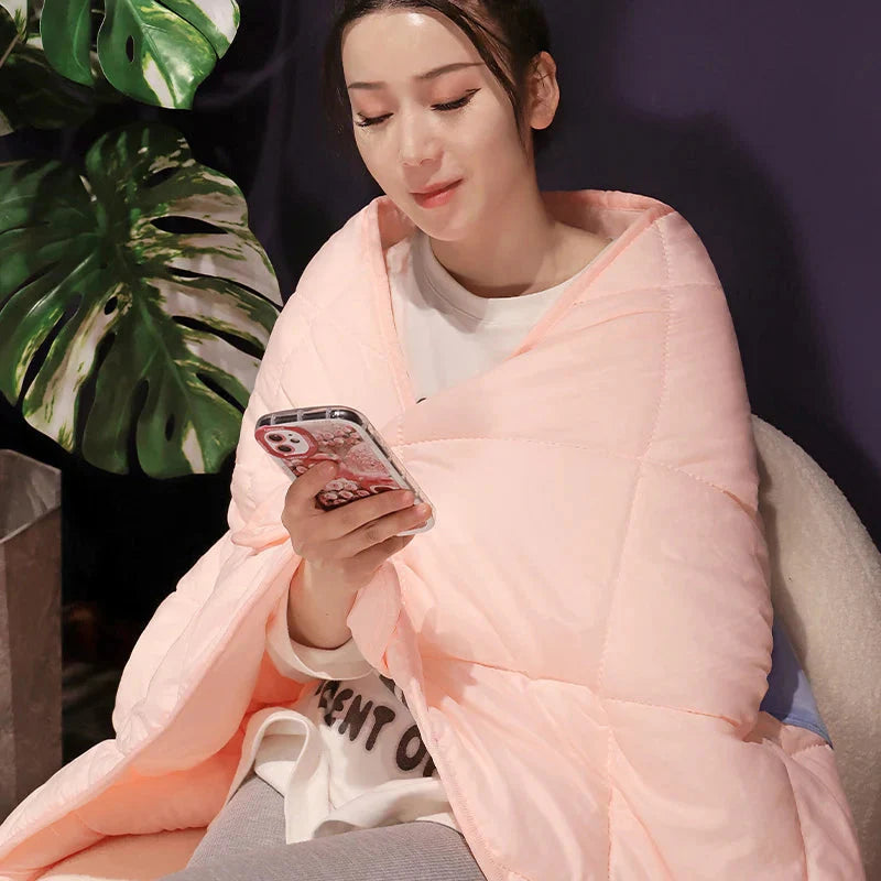 Kawaii Sofi Blue Dragon Pillow Blanket Plushie Combo