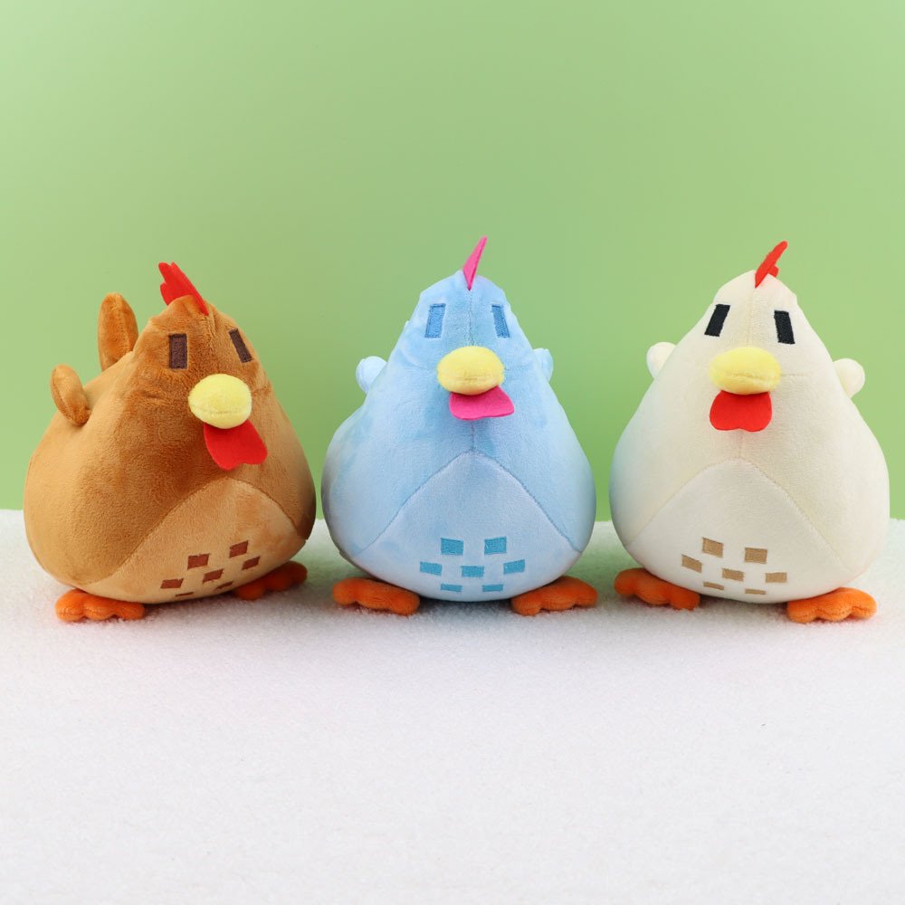 Kawaii Stardew Valley Chicken Plushie