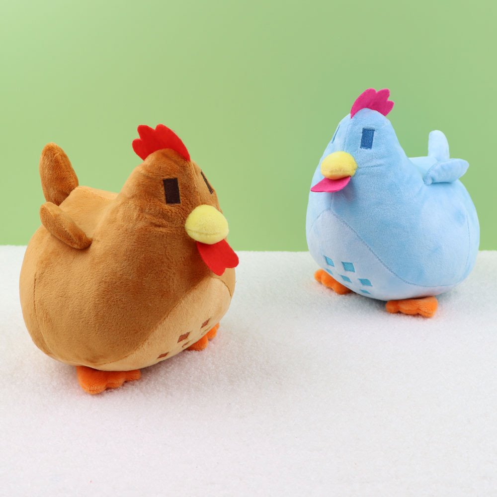 Kawaii Stardew Valley Chicken Plushie