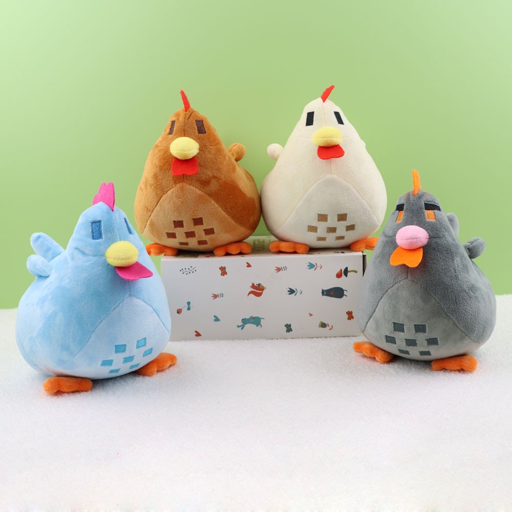 Kawaii Stardew Valley Chicken Plushie