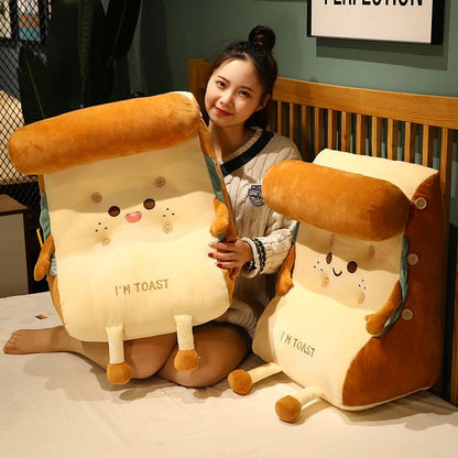 Kawaii Toasted Bread Back Support Plushie