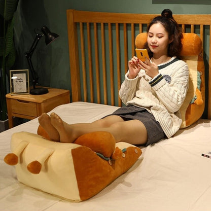 Kawaii Toasted Bread Back Support Plushie