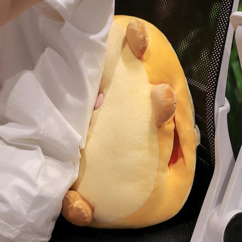Kawaii Triangle Capybara Plush Pillows With Blanket