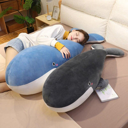 Blue Giant Kawaii Whale Plushie