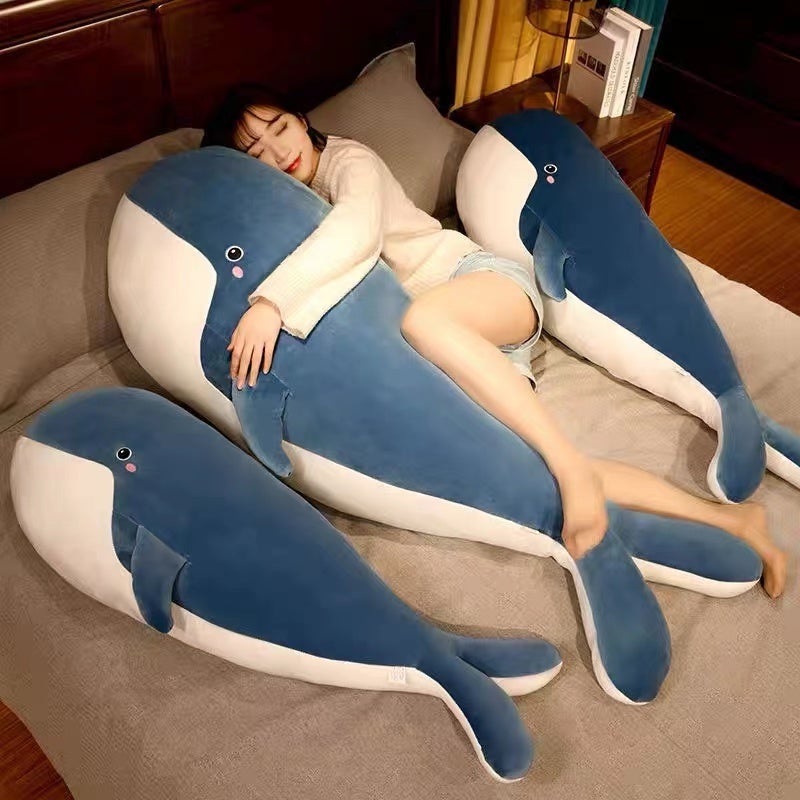 Blue Giant Kawaii Whale Plushie