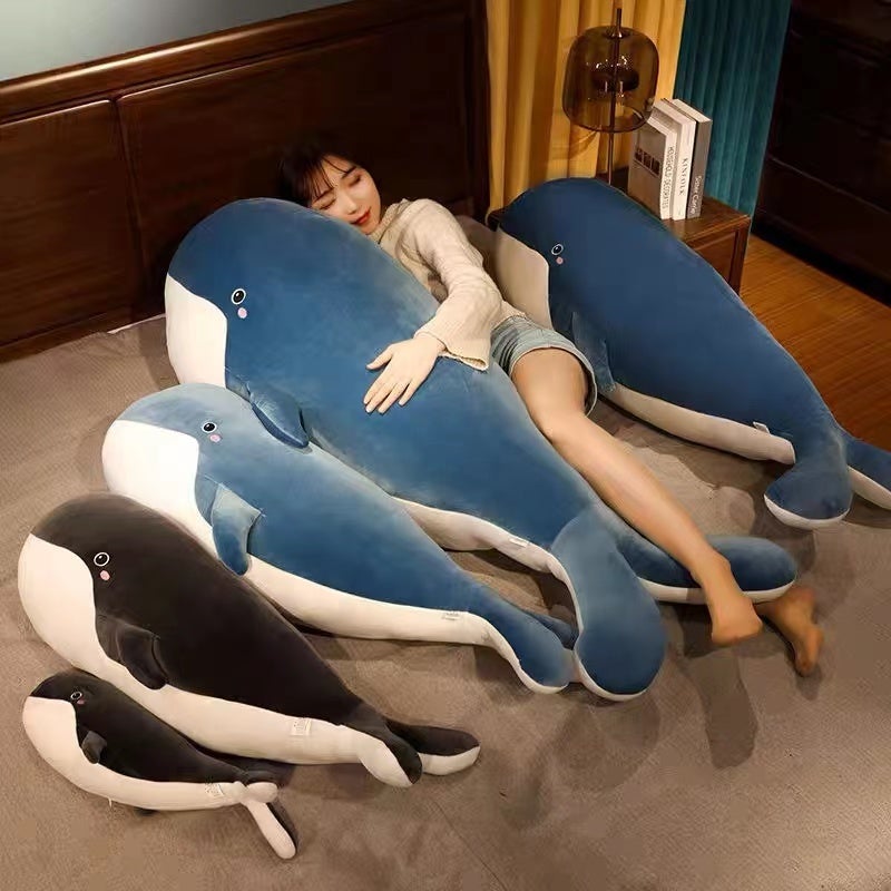 Blue Giant Kawaii Whale Plushie