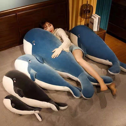 Blue Giant Kawaii Whale Plushie