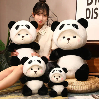 Kawaii White Bear Panda Outfit Plushie