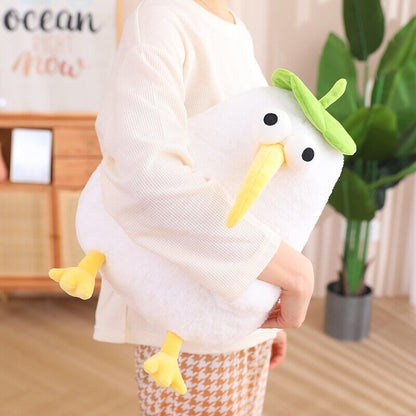 Kawaii White Kiwi Bird Plushie