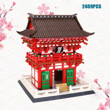 Kiyomizu-dera Niomon Gate Kyoto Japan Building Blocks