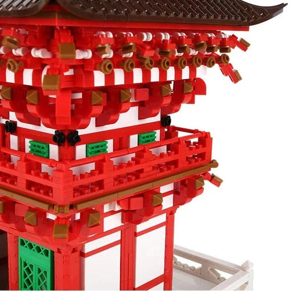 Kiyomizu-dera Niomon Gate Kyoto Japan Building Blocks