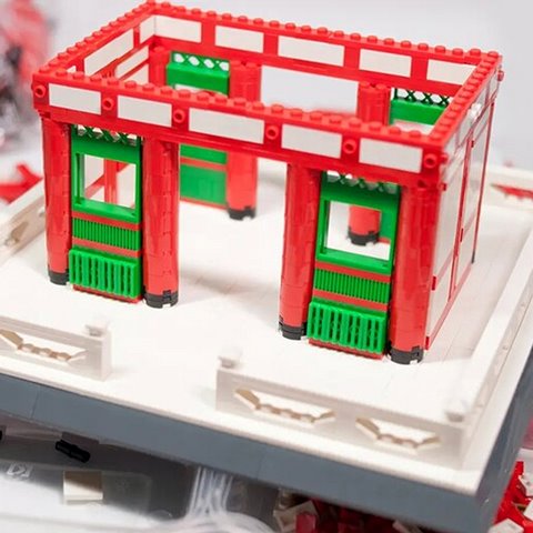 Kiyomizu-dera Niomon Gate Kyoto Japan Building Blocks