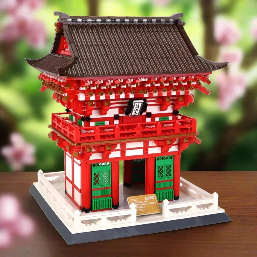 Kiyomizu-dera Niomon Gate Kyoto Japan Building Blocks