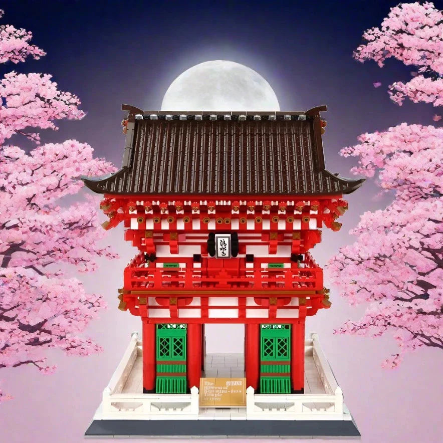 Kiyomizu-dera Niomon Gate Kyoto Japan Building Blocks