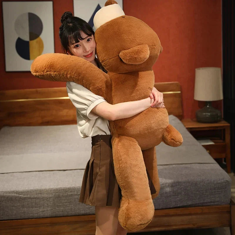 Kumo the Fluffy Brown Bear Plushie