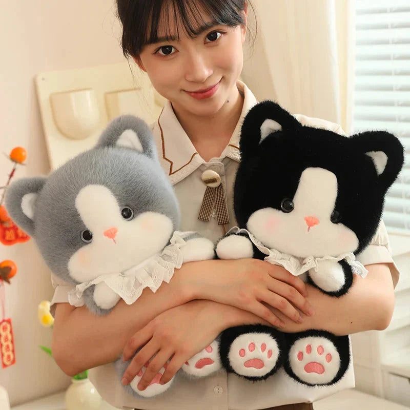 Kuro and Neko the Kawaii Cat Plushies