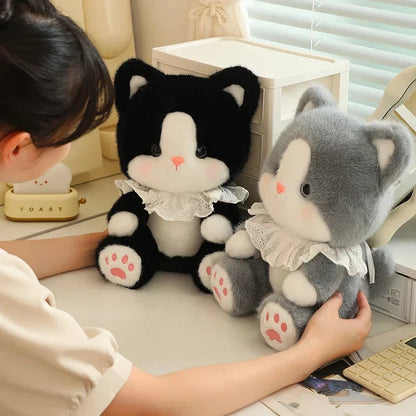 Kuro and Neko the Kawaii Cat Plushies