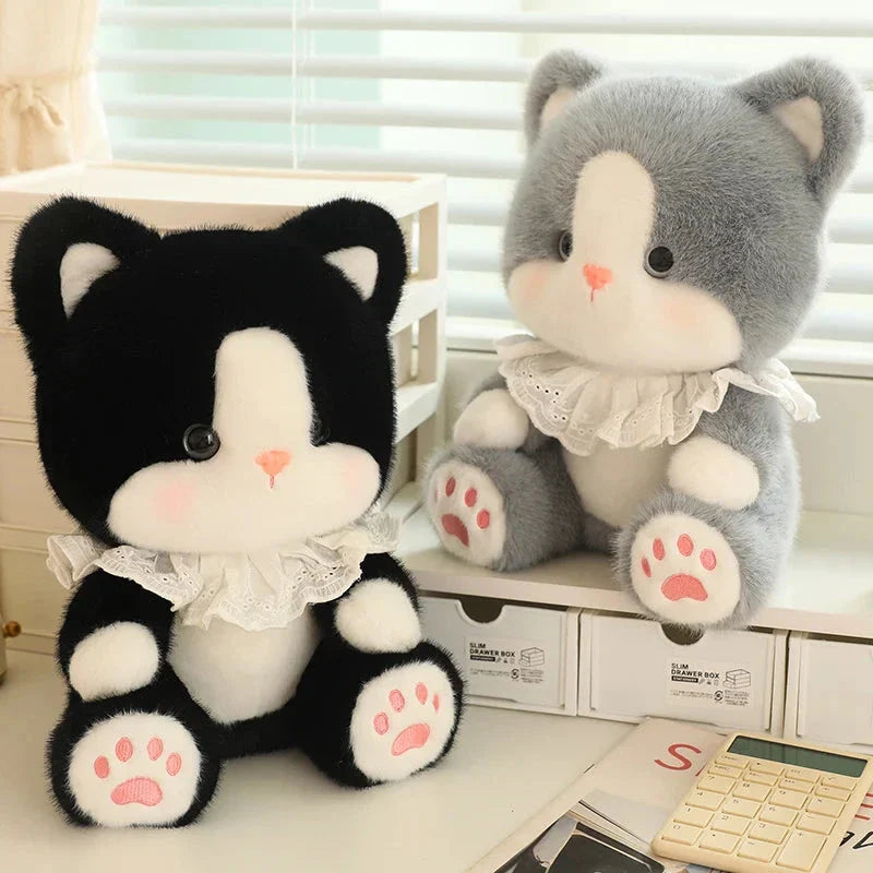 Kuro and Neko the Kawaii Cat Plushies