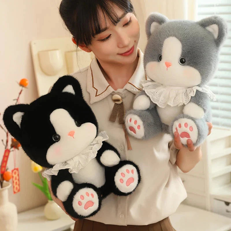 Kuro and Neko the Kawaii Cat Plushies