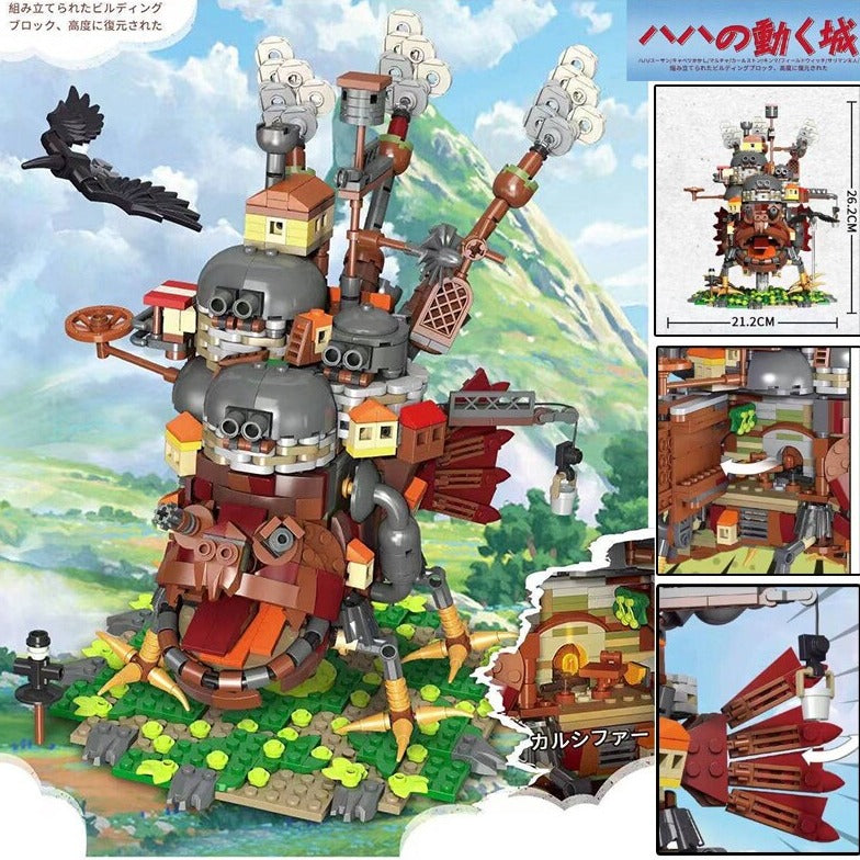 Large Howl's Moving Castle Building Set