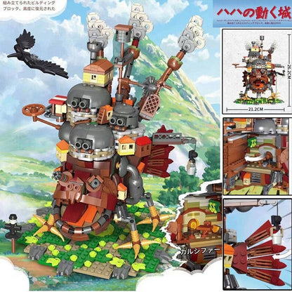 Large Howl's Moving Castle Building Set