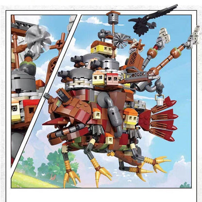 Large Howl's Moving Castle Building Set