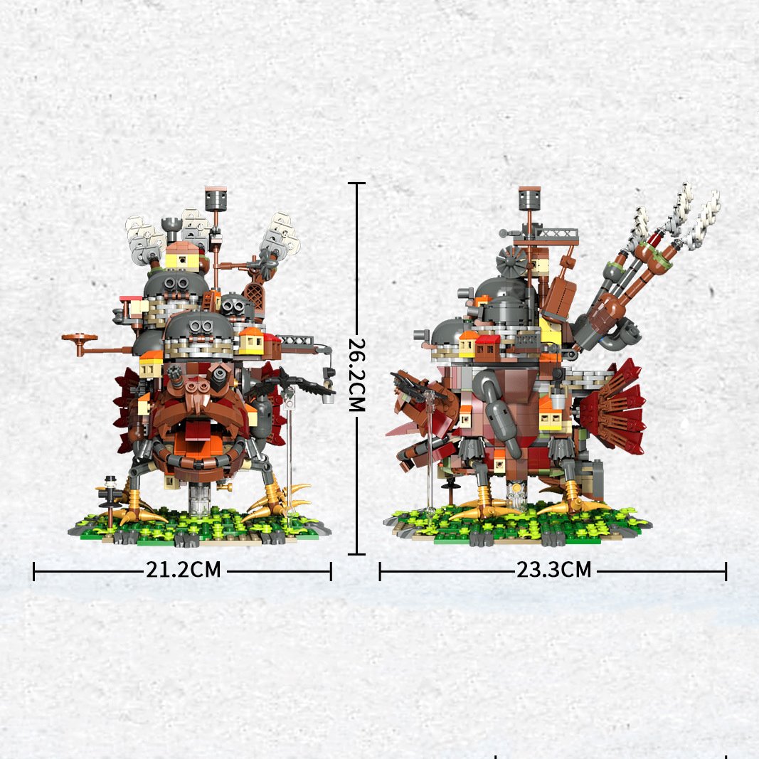 Large Howl's Moving Castle Building Set