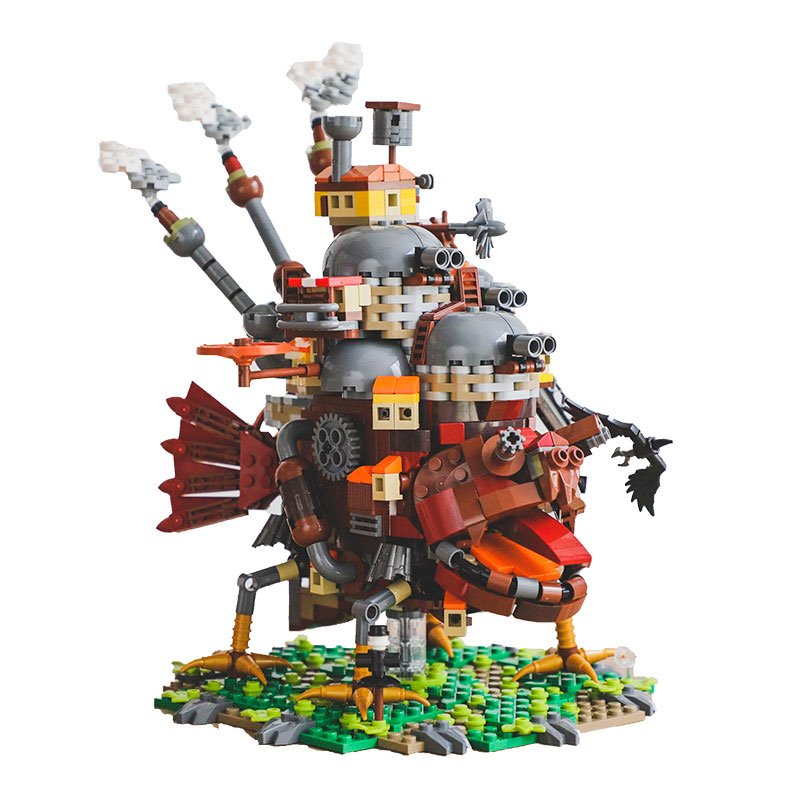 Large Howl's Moving Castle Building Set
