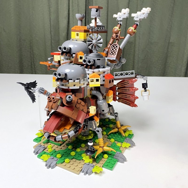 Large Howl's Moving Castle Building Set