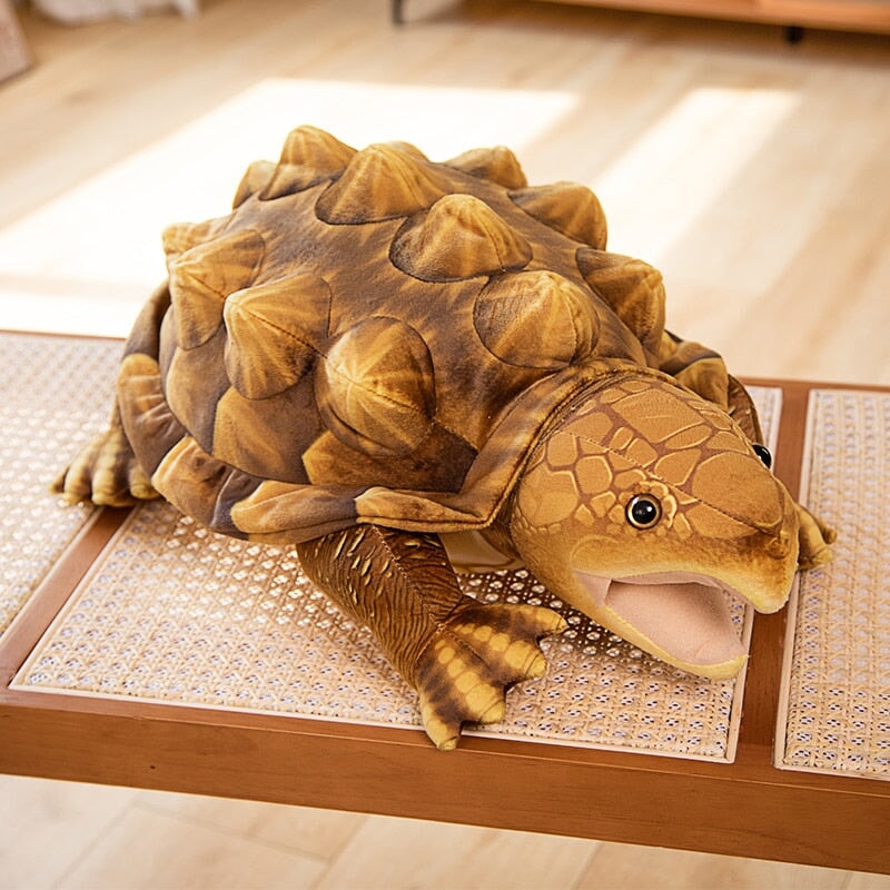 Large Lifelike Snapping Turtle Plushie