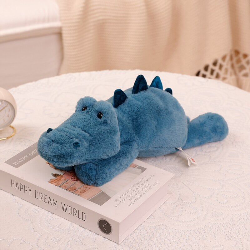 Laying Sloth and Fox Raccoon Crocodile Plushie Friends