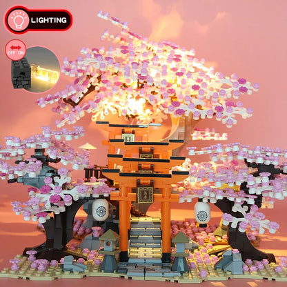 Romantic Light Up Japanese Cherry Blossom Tree Building Sets | Special Edition